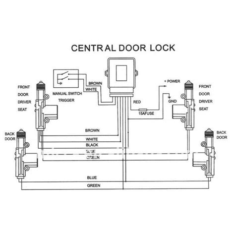 power door lock wiring diagram toyota lh113 